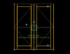 AutoCAD Dynamic Door Block Pic